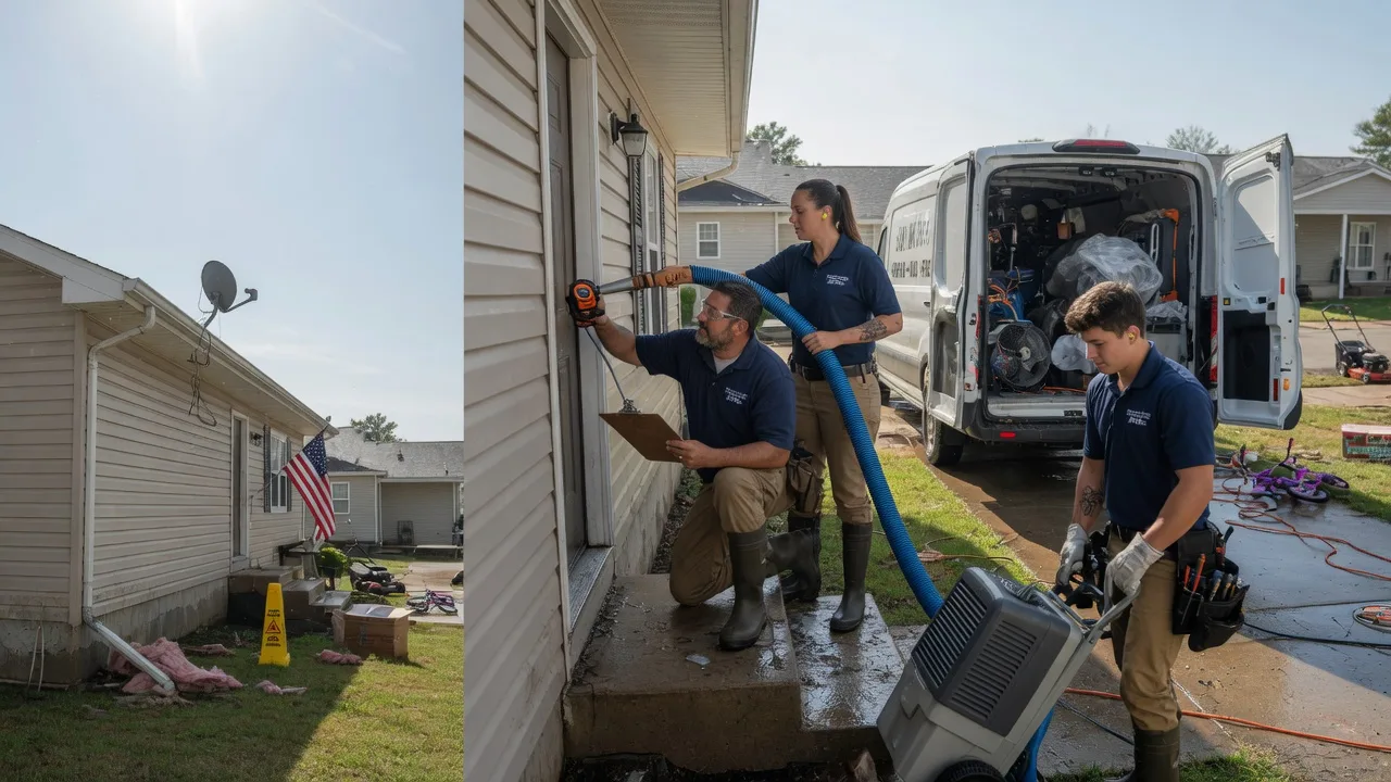 Ceiling Water Damage Restoration in Pettisville, OH near me